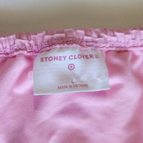 Stoney Clover Lane x Target NWOT Women's Pink Textured String Bikini Bottom Sz L - Picture 6 of 9
